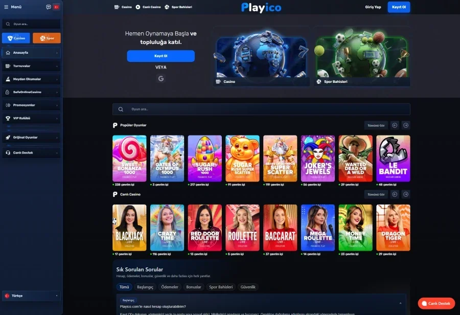 Playico ekran görüntüsü